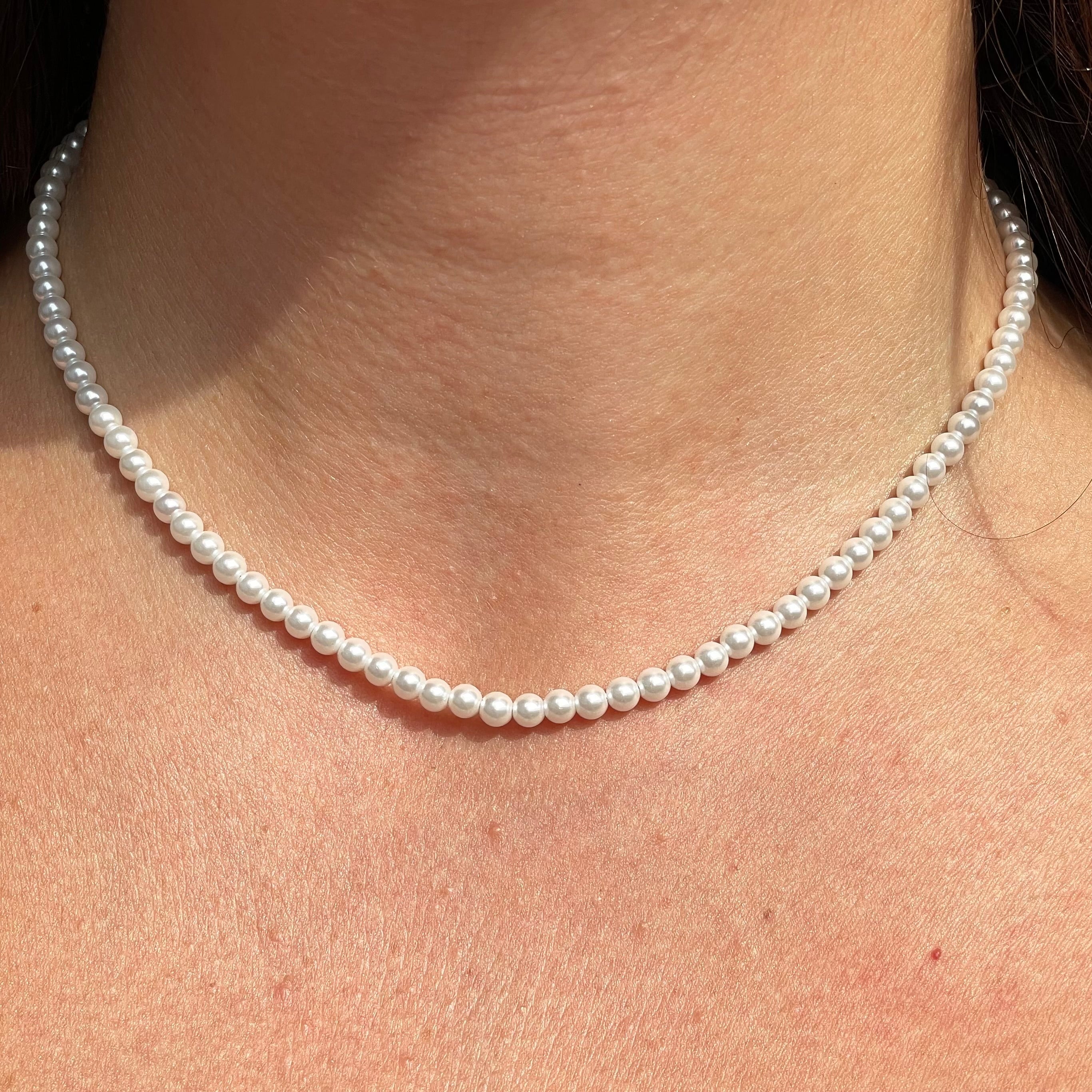 Collana di perle in 2 colori