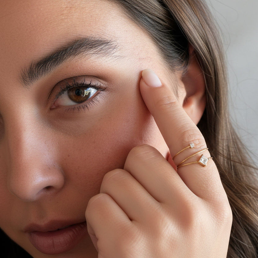 Anello geometric sparkling