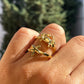 Anello granchio e stella in 2 colori