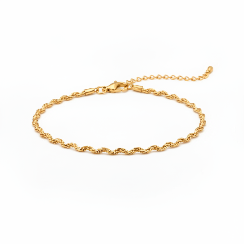 Bracciale ondulato in 2 colori