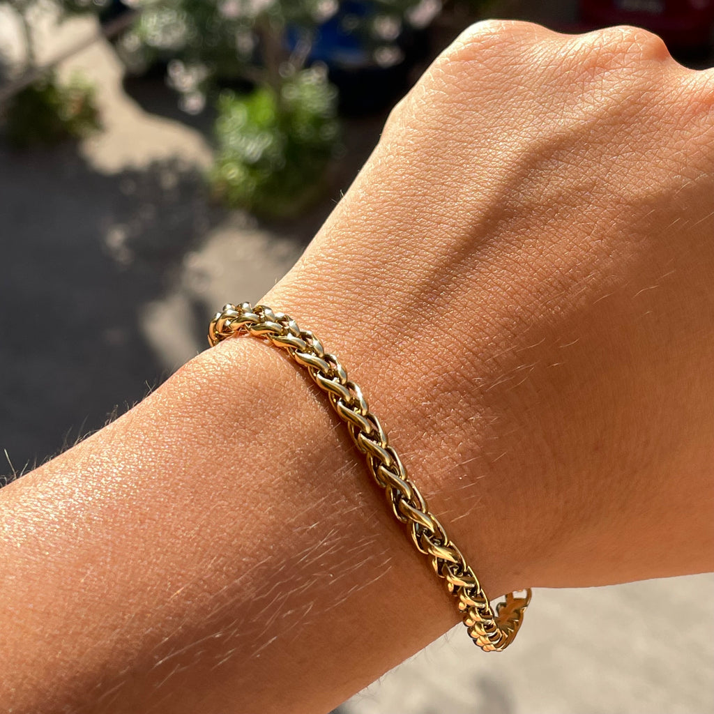 Bracciale catena in 2 colori