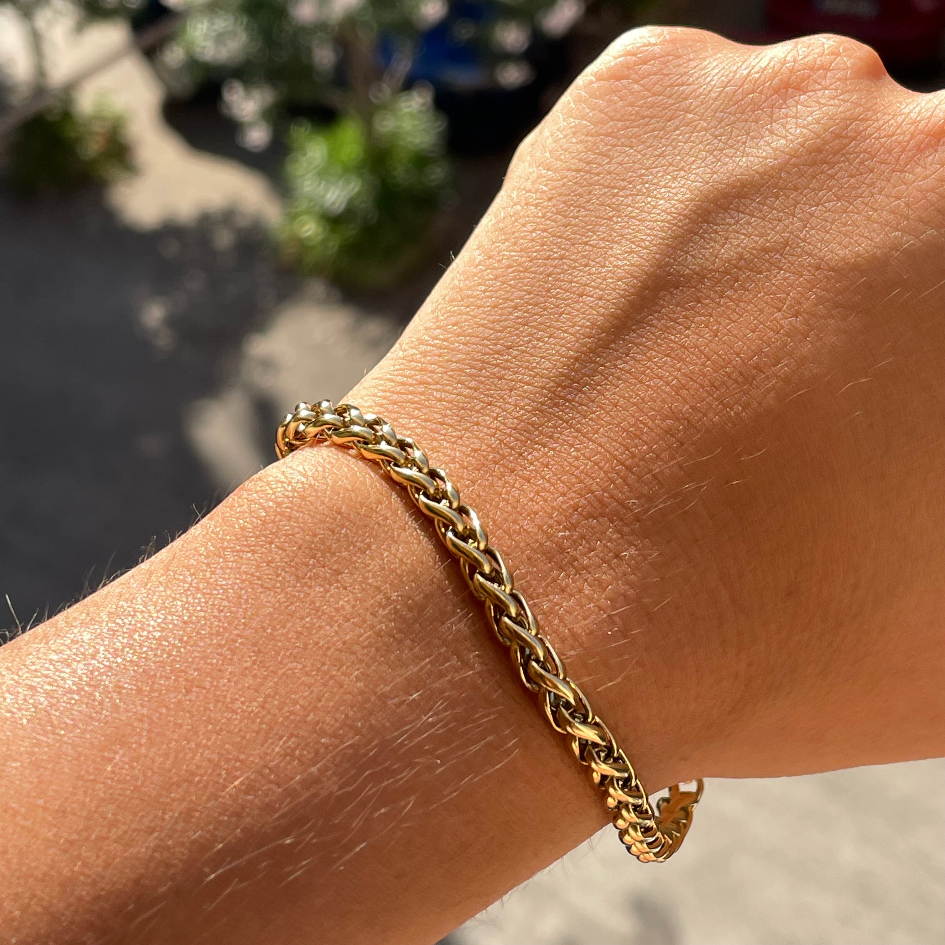 Bracciale catena in 2 colori