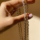 Collana ondulata in 2 colori