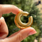 Ear cuff liscio grande doppio in 2 colori