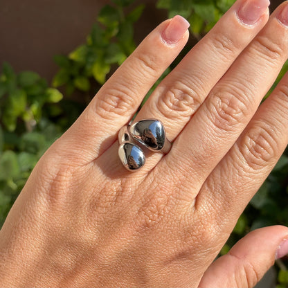 Anello bold doppio in 3 colori