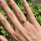 Anello Glowy Bow placcato oro