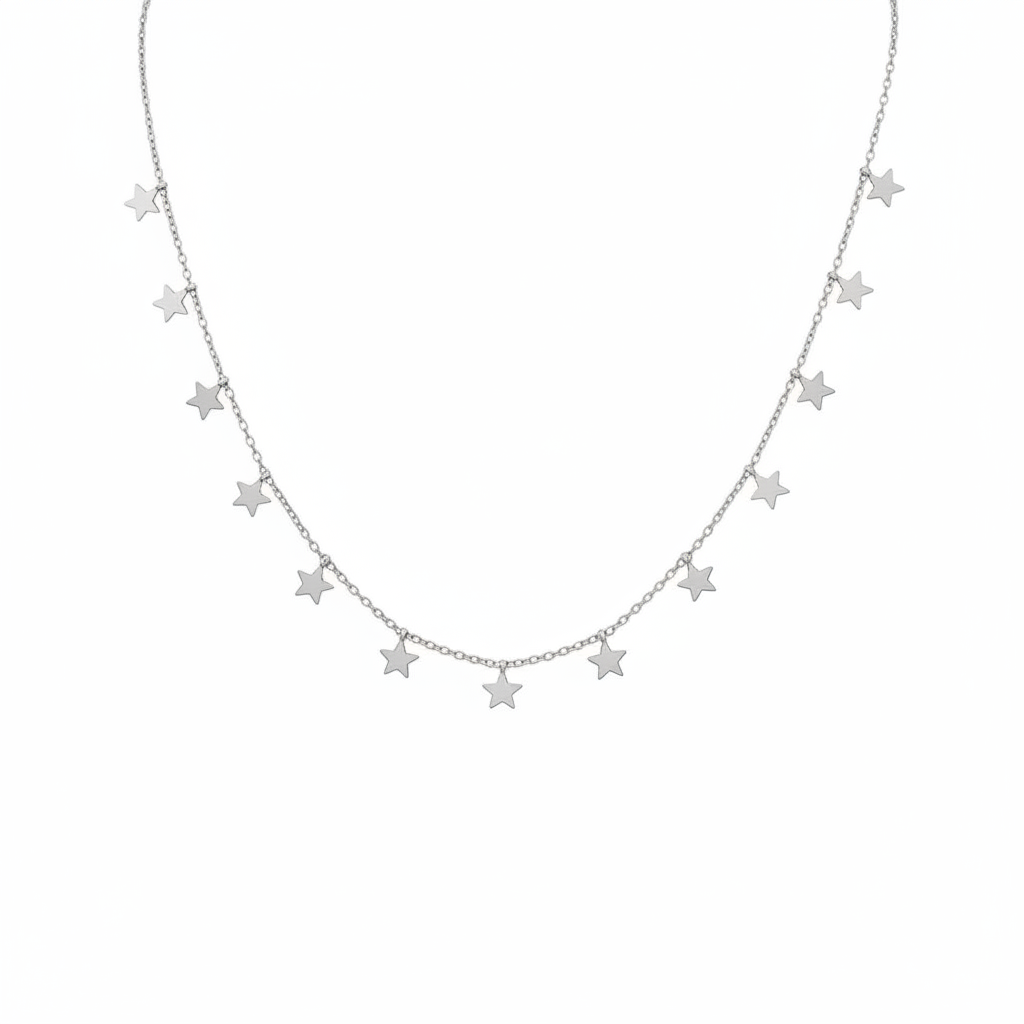 Collana stelline in 2 colori