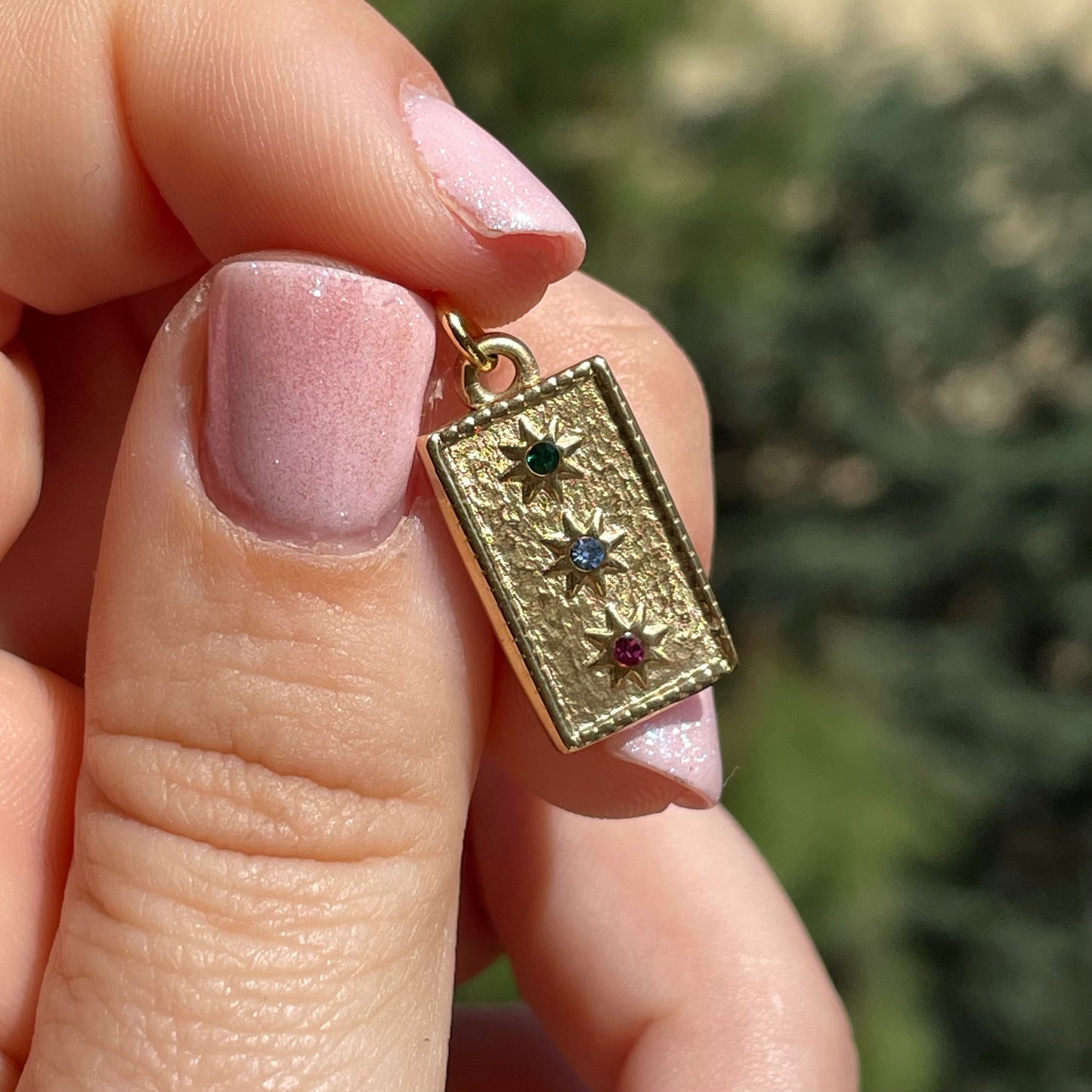 Charm tre stelle colorate