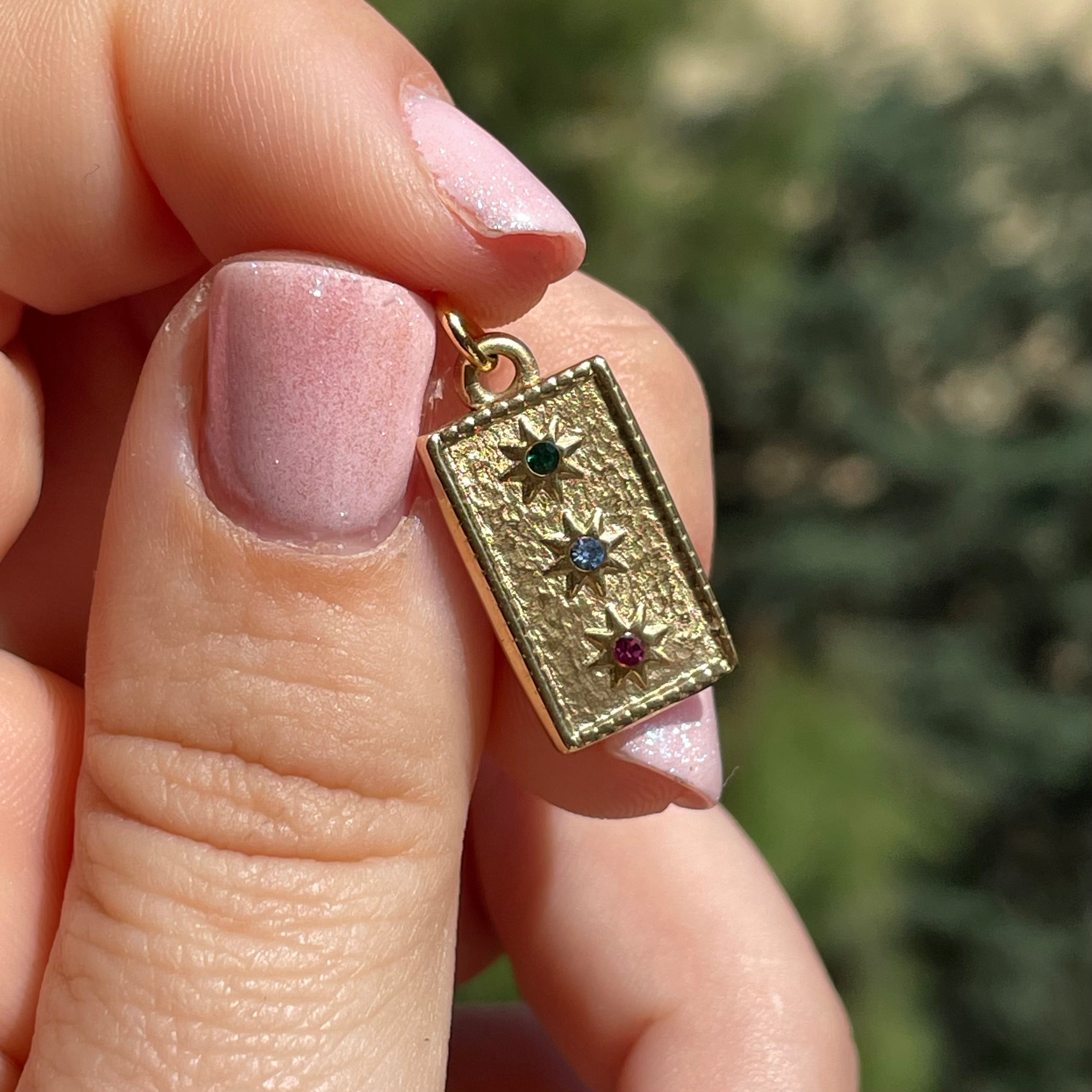 Charm tre stelle colorate