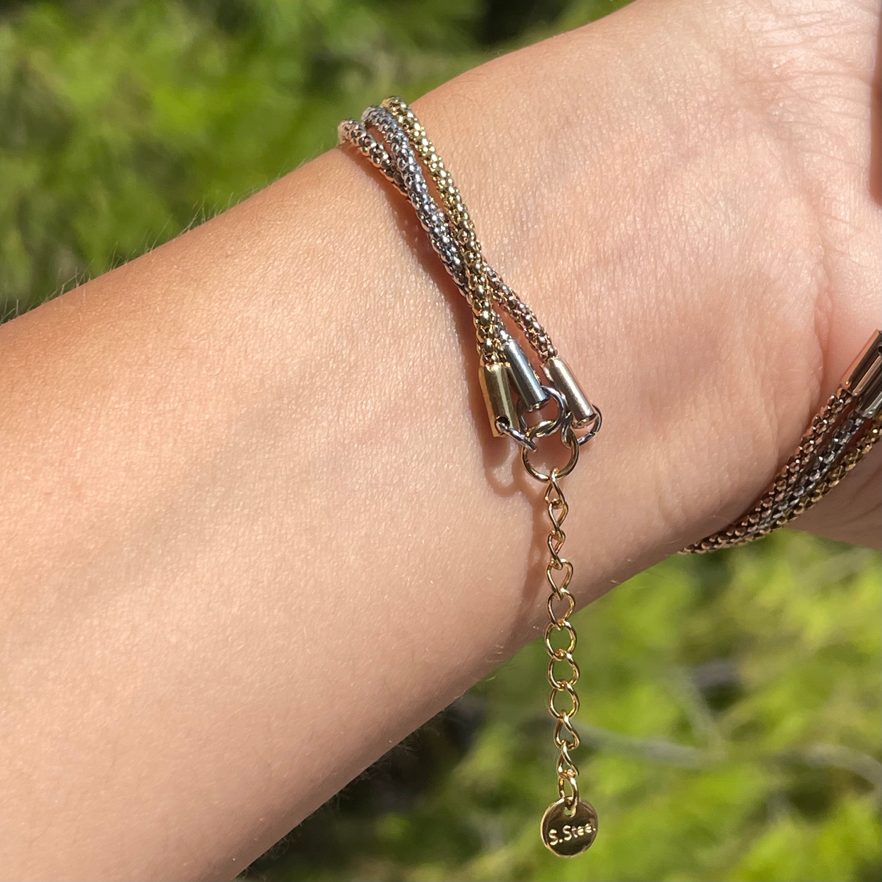 Bracciale tre ori