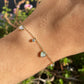 Bracciale cuoricini perlati