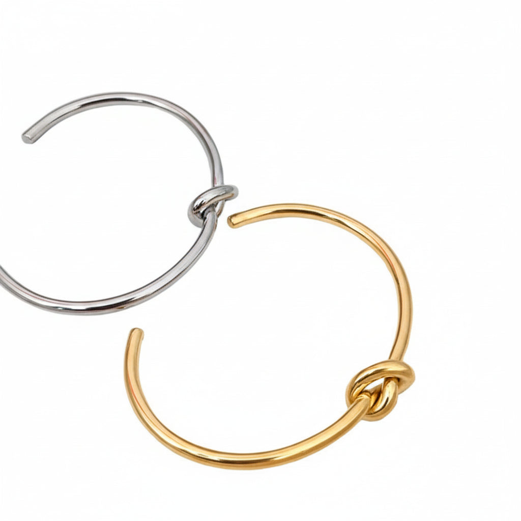 Bracciale nodo rigido in 2 colori