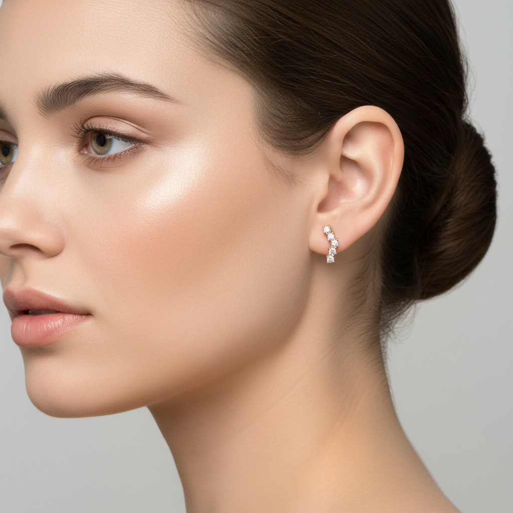 Orecchino mini glow in 2 colori