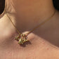 Collana con tartaruga, coda di balena e stella marina in 2 colori