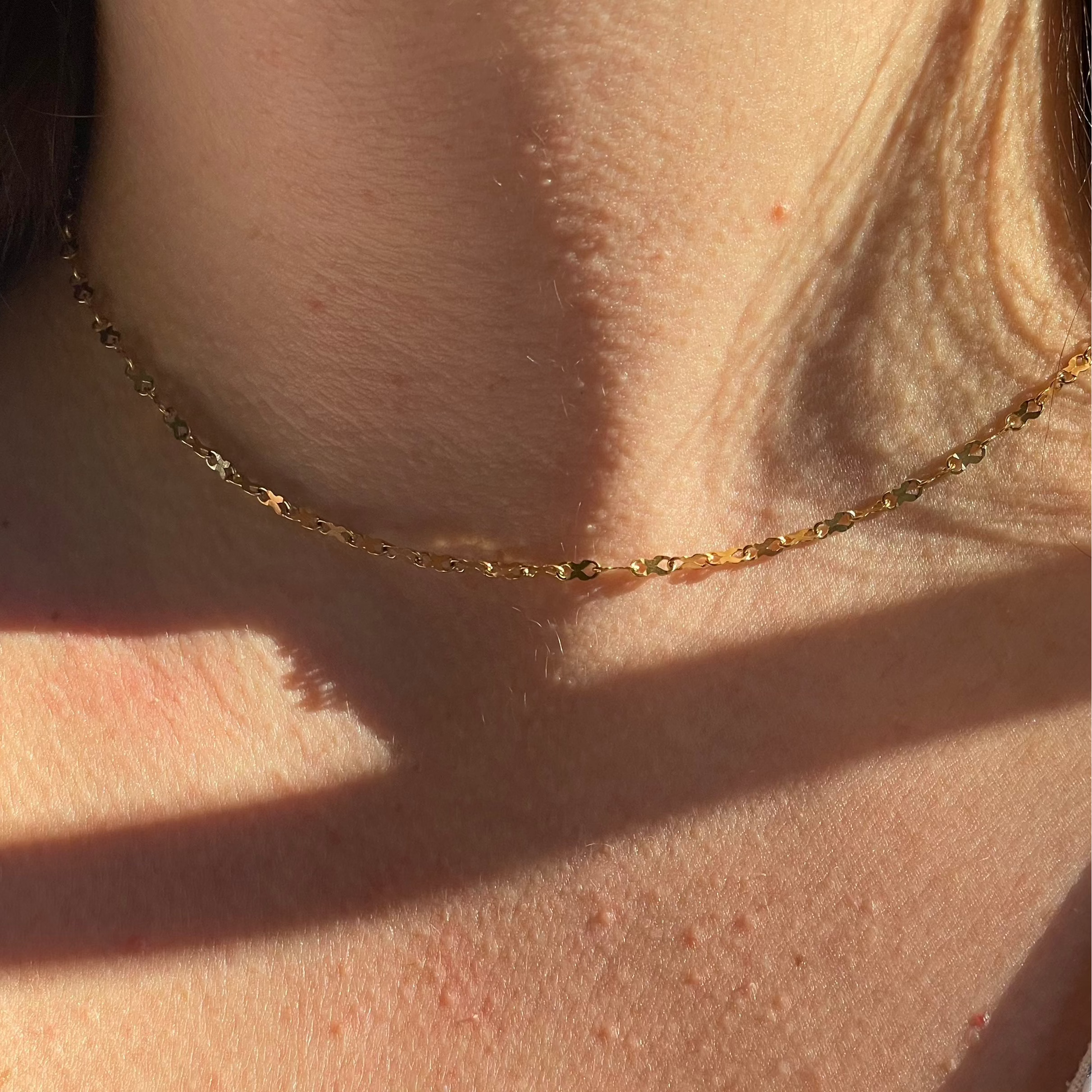 Collana filo in 2 colori