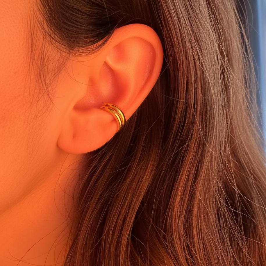Ear cuff double