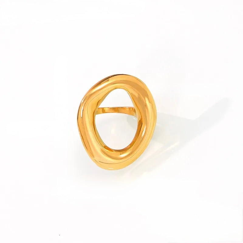 Anello circle in 2 colori