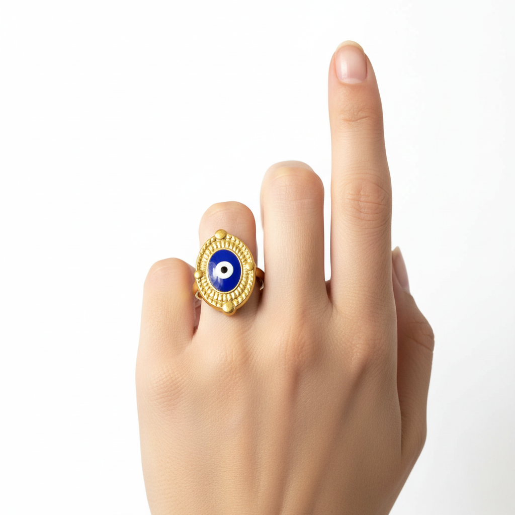 Anello occhio di Allah tondo