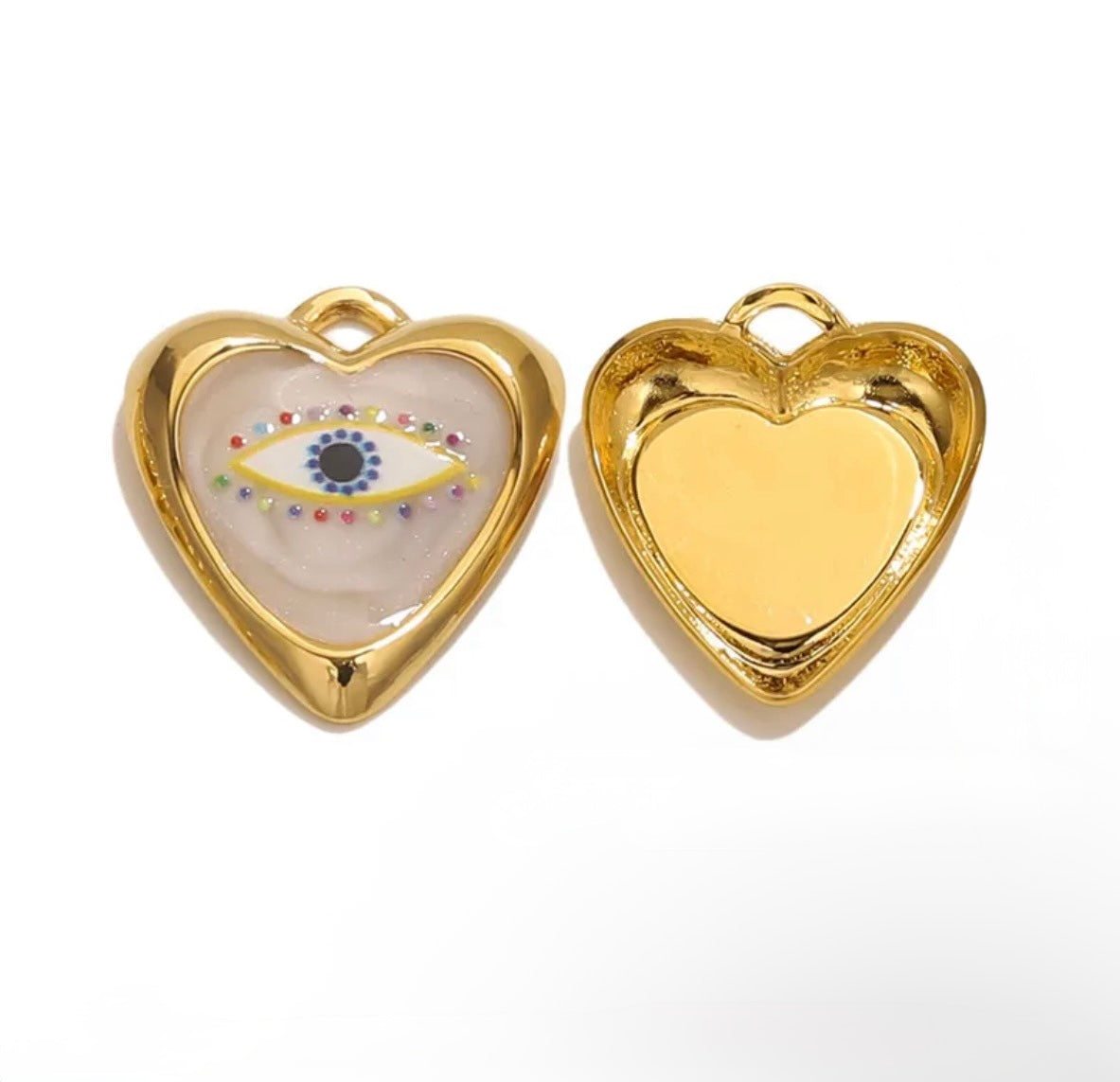 Charm cuore e occhio di Allah