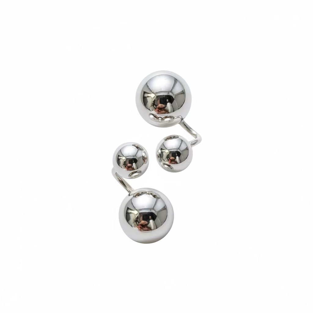 Anello double bubble in 2 colori