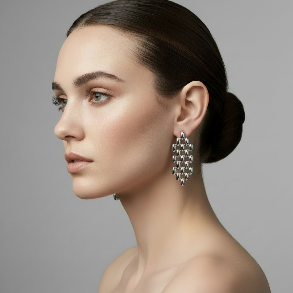 Orecchini chain bold