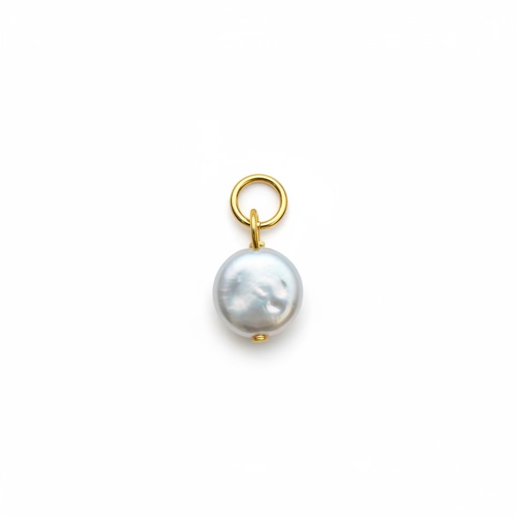 Charm tondino perlato