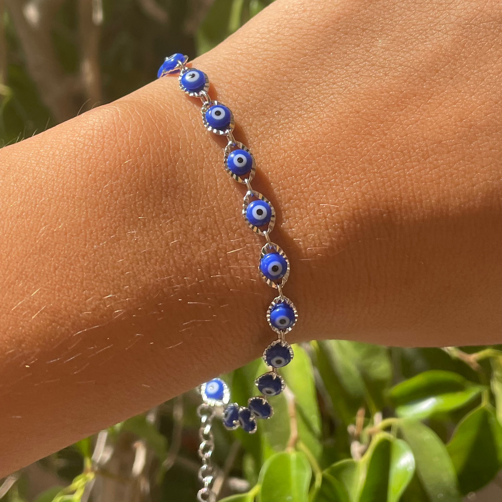 Bracciale con occhio di Allah in 9 colori