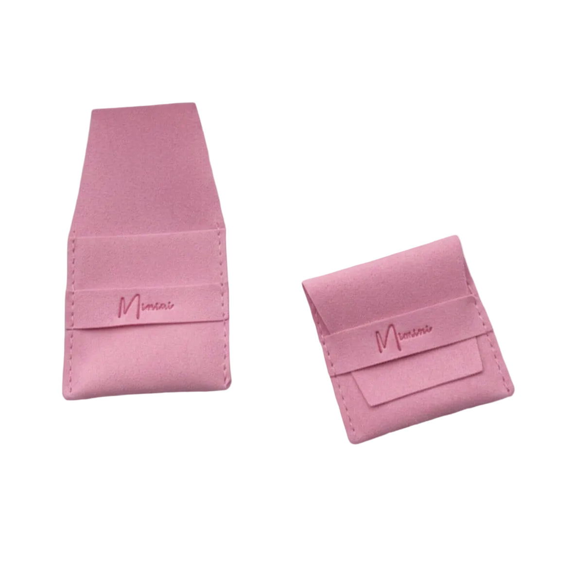Astuccio Pink Suede con logo