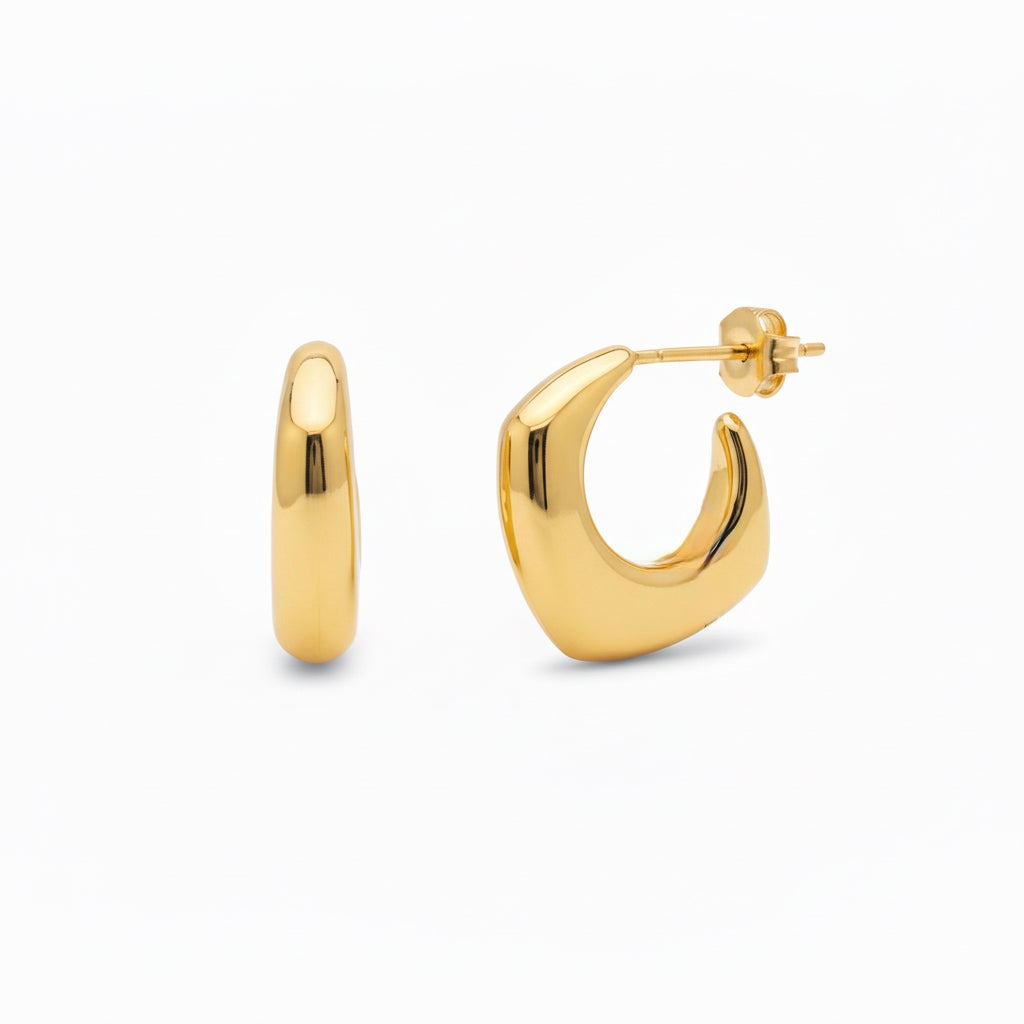 Orecchini square in 2 colori