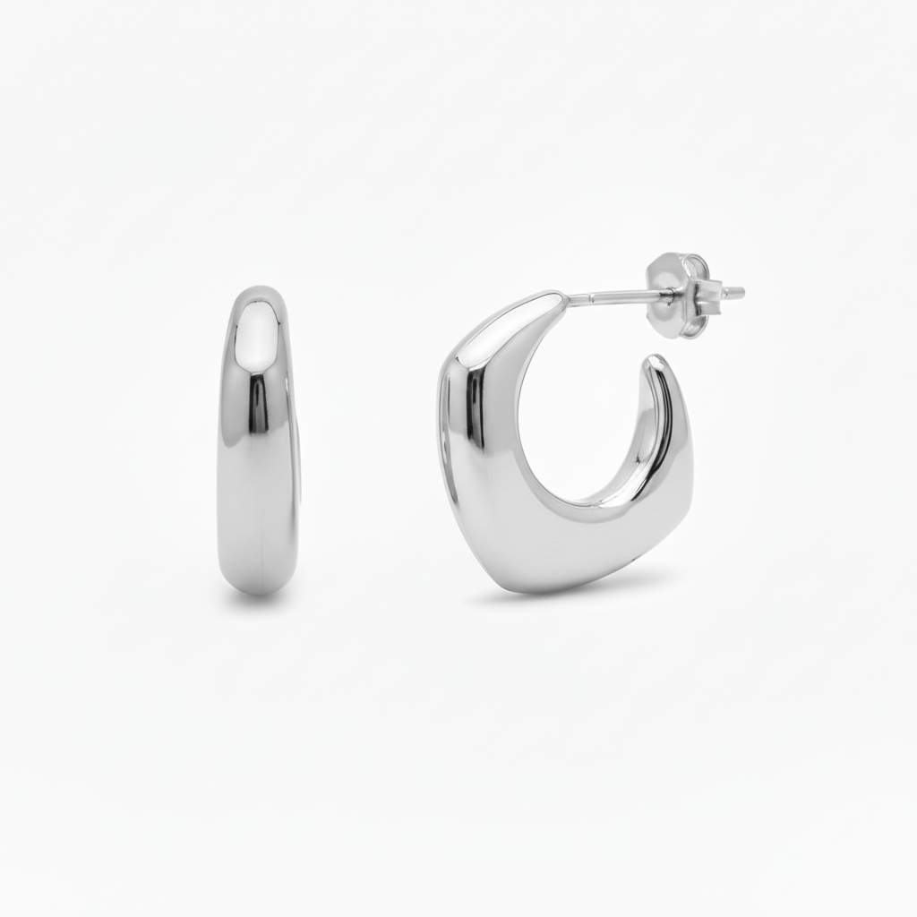 Orecchini square in 2 colori