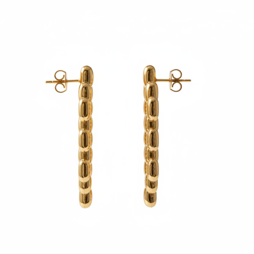 Orecchini chain bold