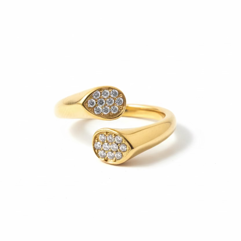 Anello double sparkling