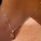 Collana con occhio di Allah rosa