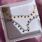 Bracciale con stelline in 2 colori