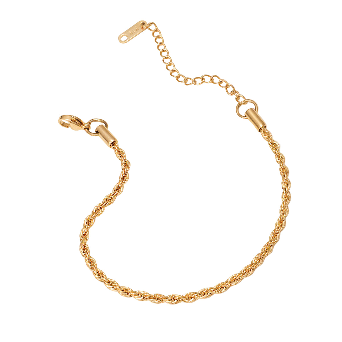 Bracciale torchon piccolo in 2 colori