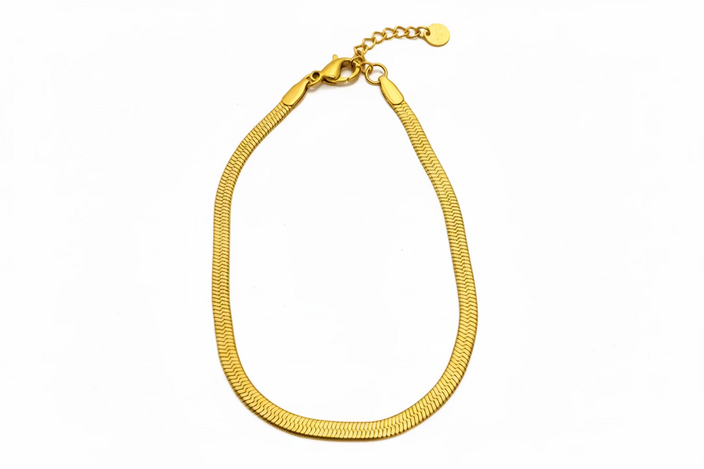 Bracciale snake piatto in 2 colori