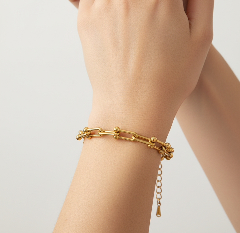 Bracciale bold chain in 2 colori