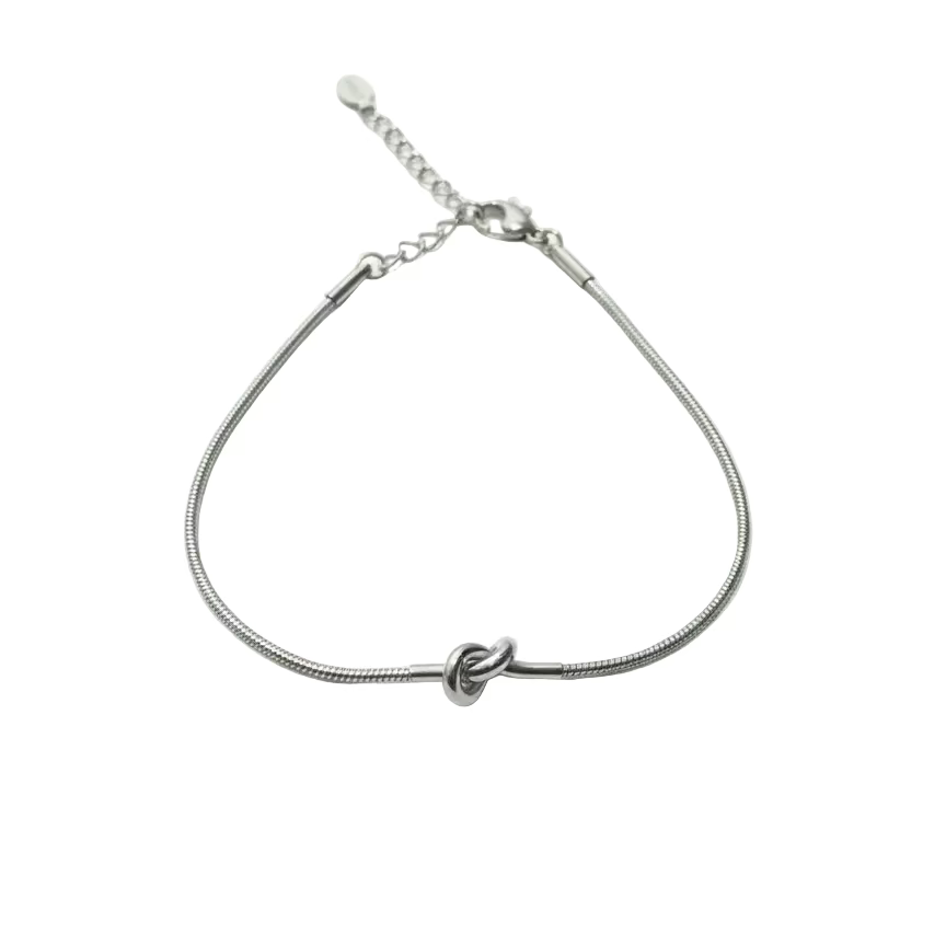 Bracciale nodo in 2 colori