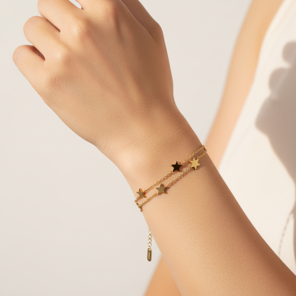 Bracciale via lattea in 2 colori