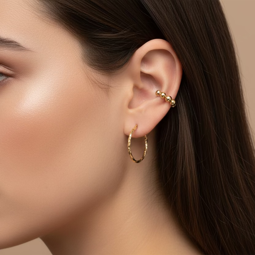 Ear cuff bubble mini