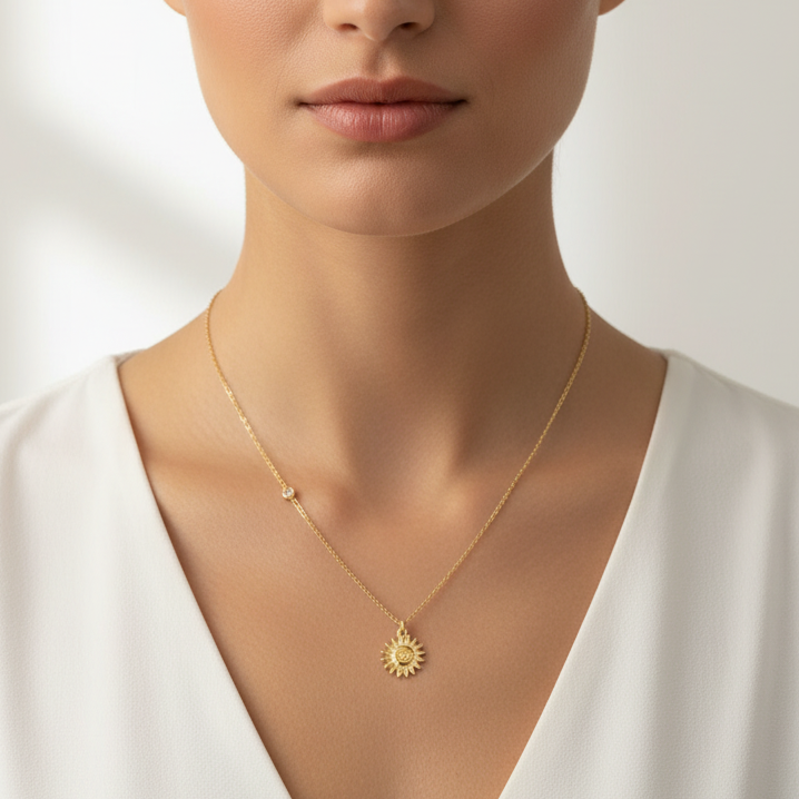 Collana sparkling sole