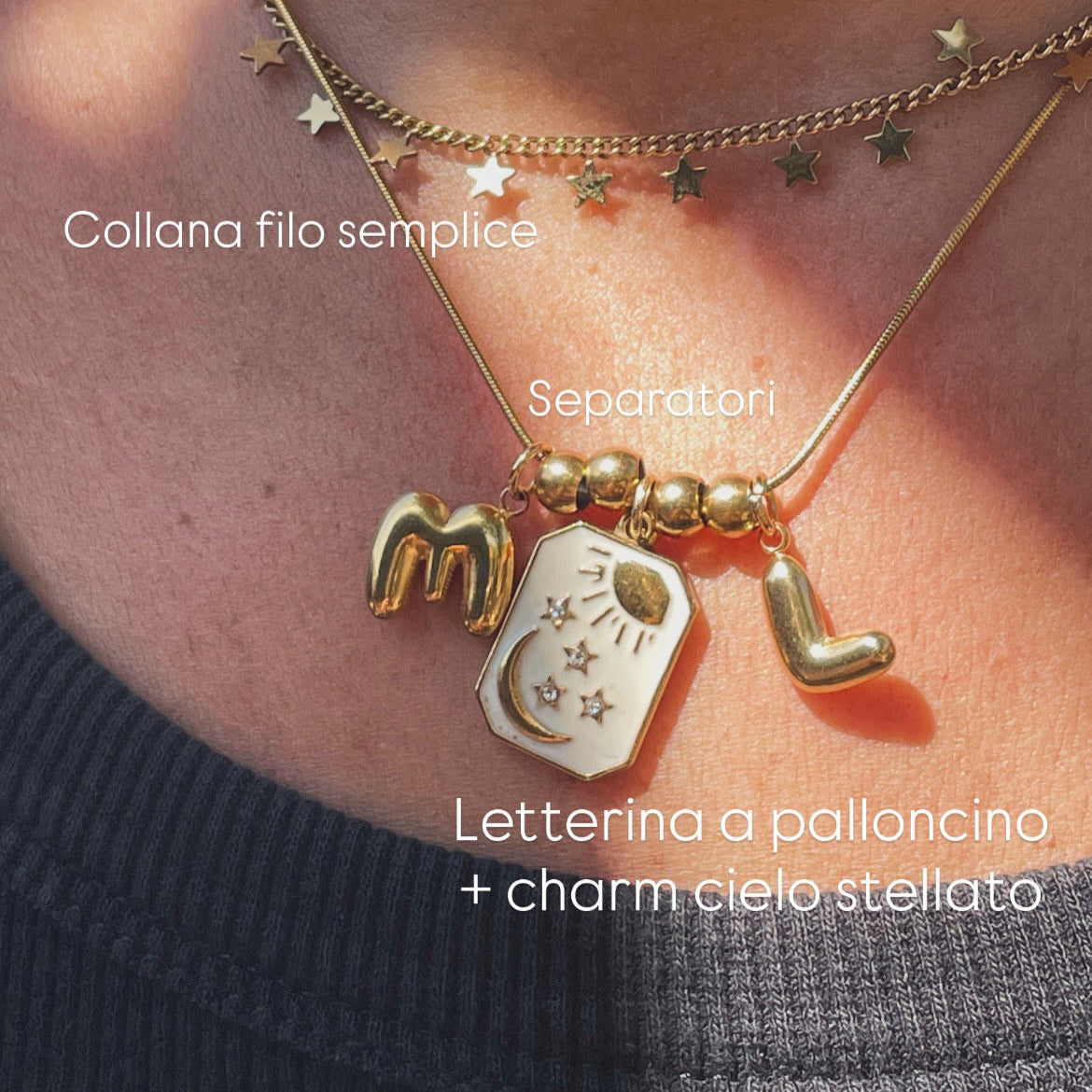 Collana filo semplice