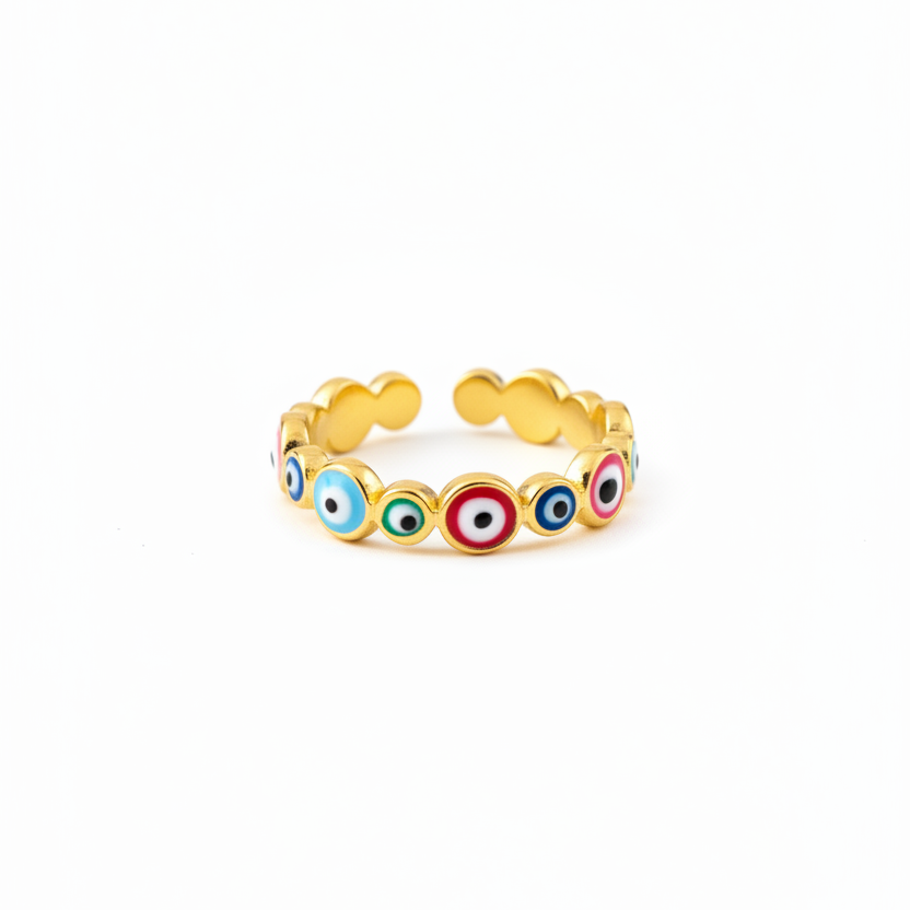 Anello con occhio di Allah