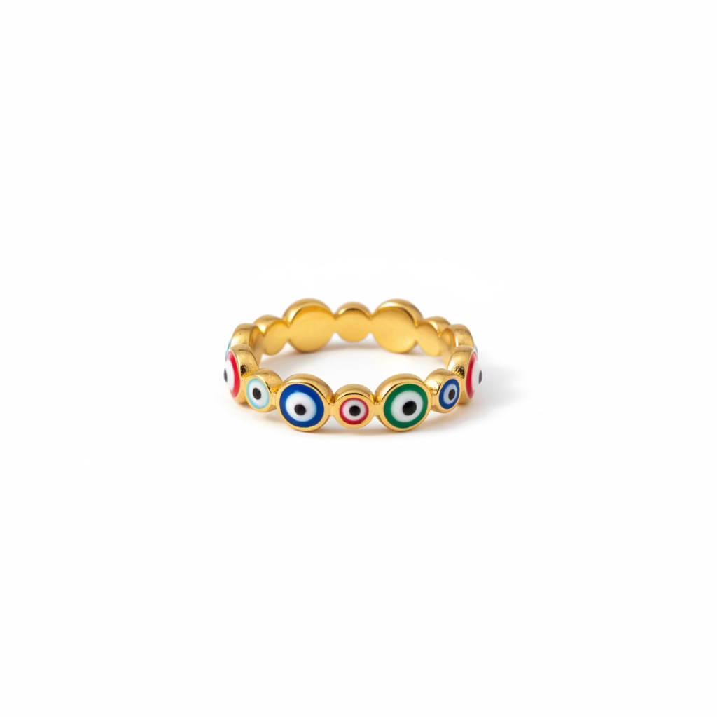 Anello con occhio di Allah