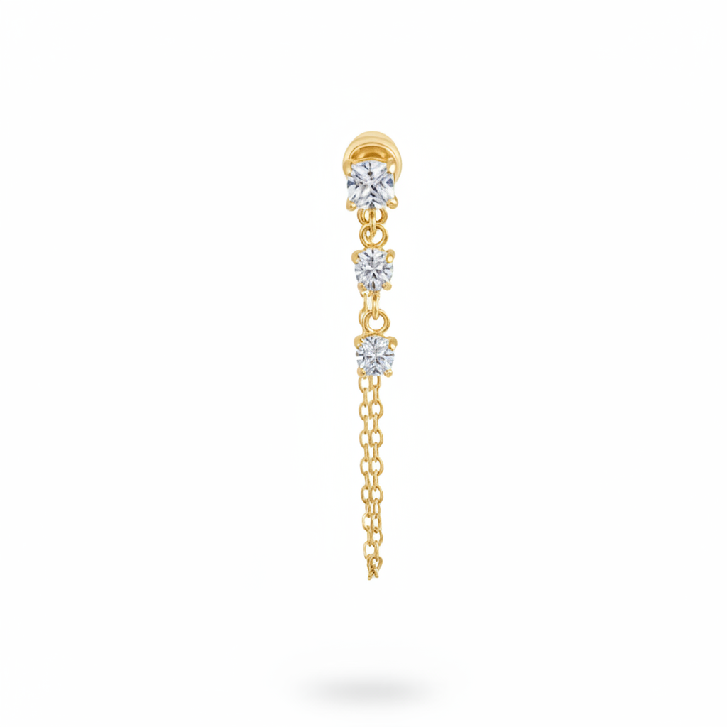 Orecchino Tripla Luce