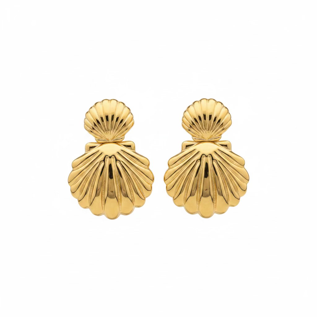 Orecchini Double Shell