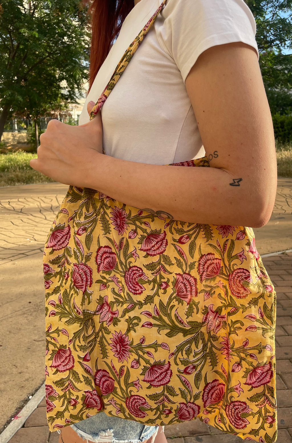 Tote Bag Spring Flowery in 12 colori