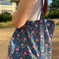 Tote Bag Spring Flowery in 12 colori