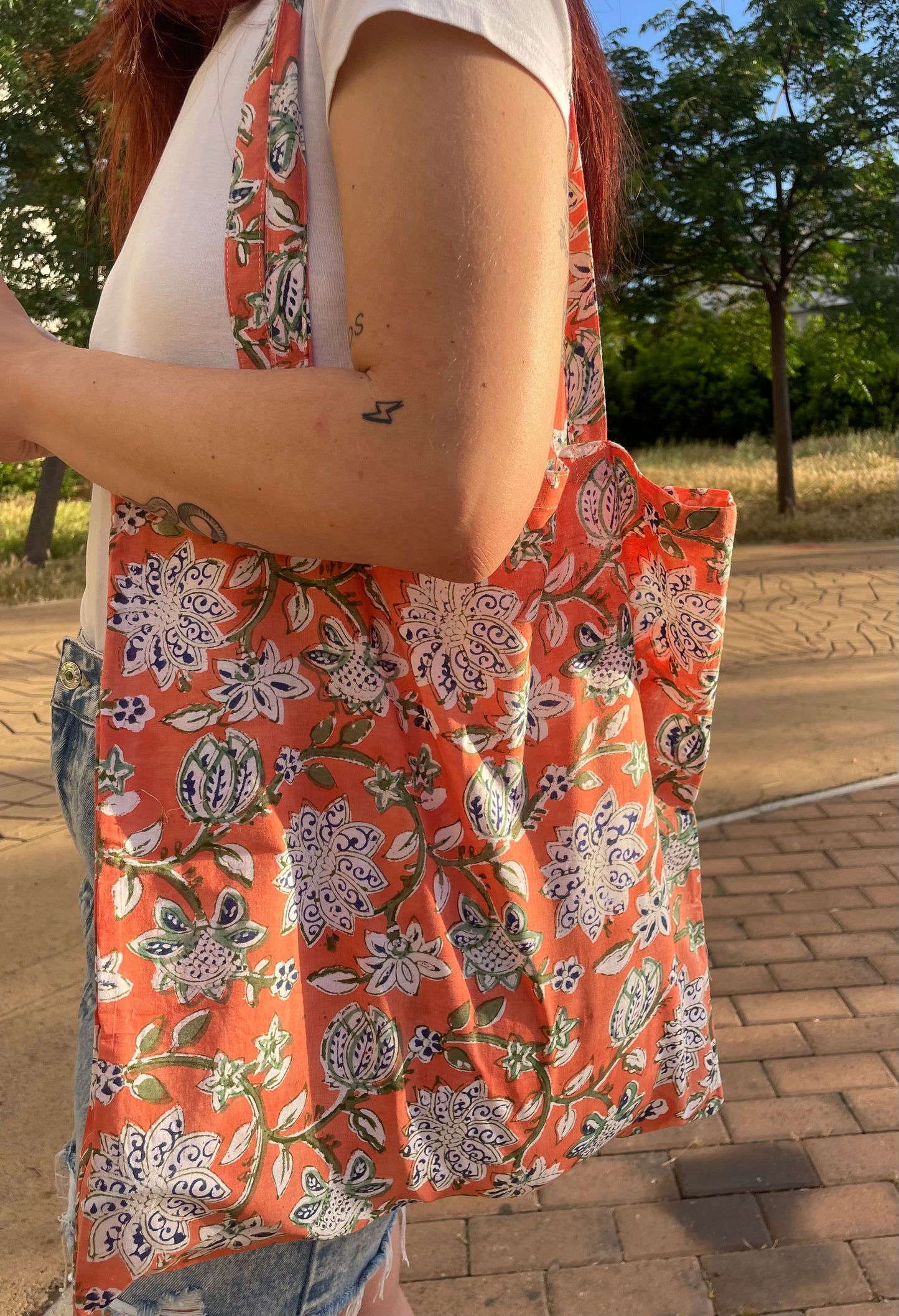 Tote Bag Spring Flowery in 12 colori
