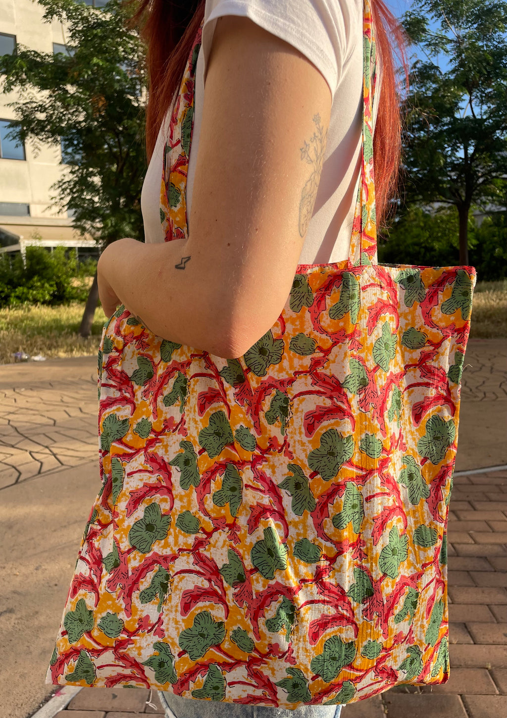 Tote Bag Spring Flowery in 12 colori